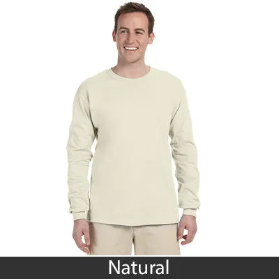 Delta Sigma Phi Long-Sleeve Shirt, 2-Pack Bundle Deal - Gildan 2400 - TWILL