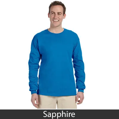 Delta Sigma Phi Long-Sleeve Shirt, 2-Pack Bundle Deal - Gildan 2400 - TWILL