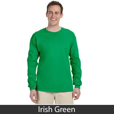Delta Sigma Phi Long-Sleeve Shirt, 2-Pack Bundle Deal - Gildan 2400 - TWILL