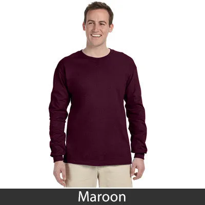 Delta Sigma Phi Long-Sleeve Shirt, 2-Pack Bundle Deal - Gildan 2400 - TWILL