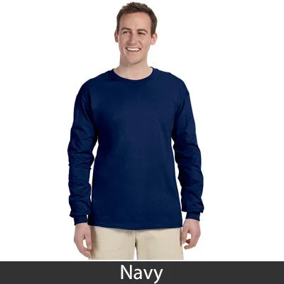 Delta Sigma Phi Long-Sleeve Shirt, 2-Pack Bundle Deal - Gildan 2400 - TWILL