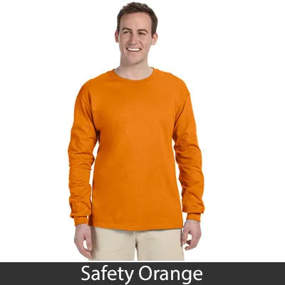 Delta Sigma Phi Long-Sleeve Shirt, 2-Pack Bundle Deal - Gildan 2400 - TWILL