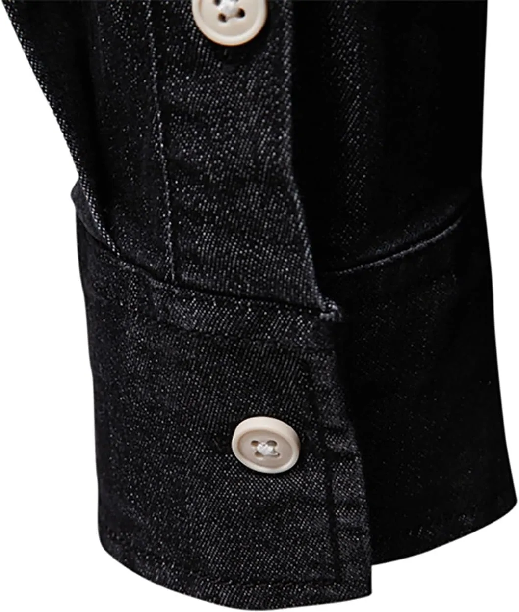 Denim Shirt Men Cotton Short Sleeve Button Down Slim Fit Cowboy Shirts Big and Tall Summer Beach Vacation Cruise Pocket Shirt