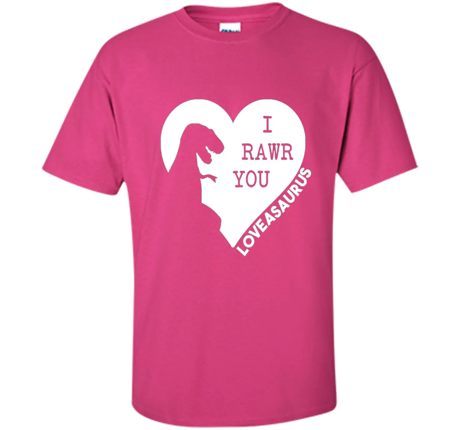 Dinosaur Valentine's Day T-Shirt Dino Valentines Boys Girls