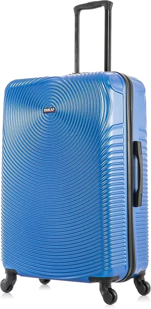 DUKAP INCEPTION Luggage with Spinner Wheels | Durable Lightweight Hardside Suitcase, Travel Bag with Handle and Trolley, 28-Inch Large Checked Luggage | Blue