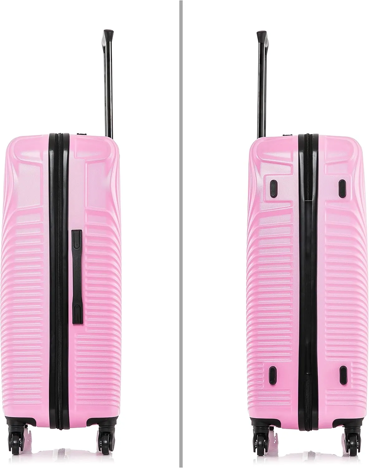 DUKAP INCEPTION Luggage with Spinner Wheels | Durable Lightweight Hardside Suitcase, Travel Bag with Handle and Trolley, 28-Inch Large Checked Luggage | Pink