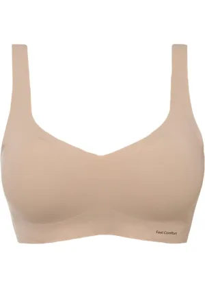 Feel comfort lasercut padded t-shirt bra Bpc Bonprix Collection, beige