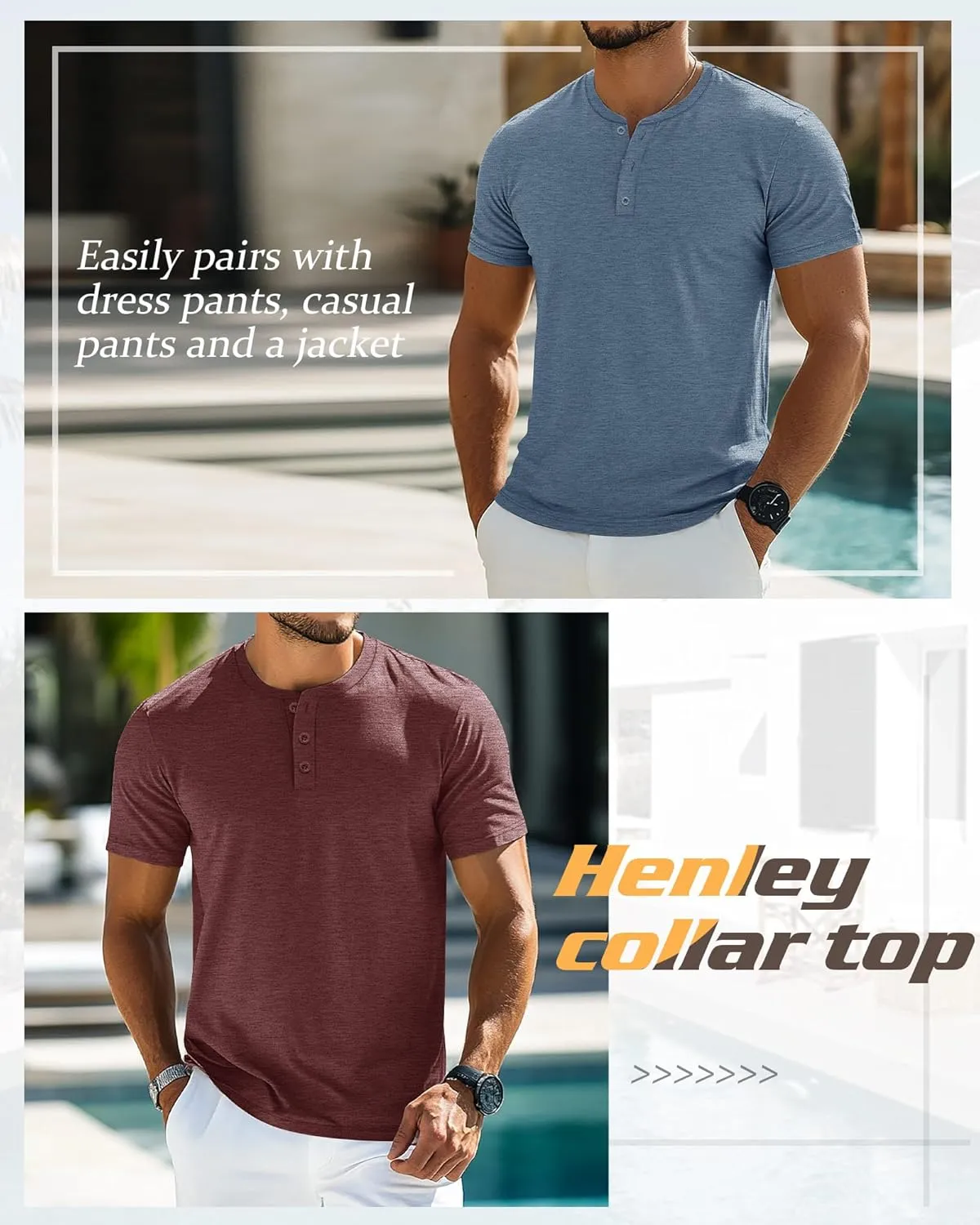 Ficerd 3 Pack Men's Big and Tall Shirts Cotton Short Sleeve Plus Size Tee Loose Fit Casual T Shirts Basic Oversized Tops