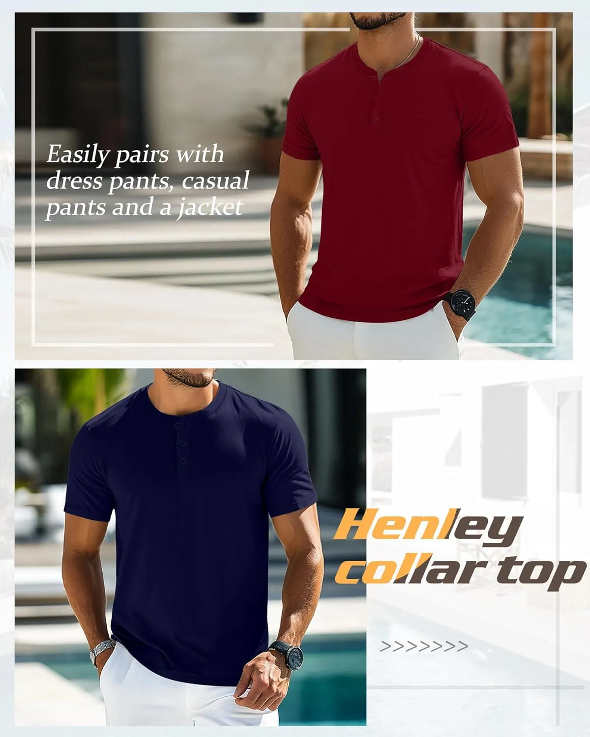 Ficerd 3 Pack Men's Big and Tall Shirts Cotton Short Sleeve Plus Size Tee Loose Fit Casual T Shirts Basic Oversized Tops