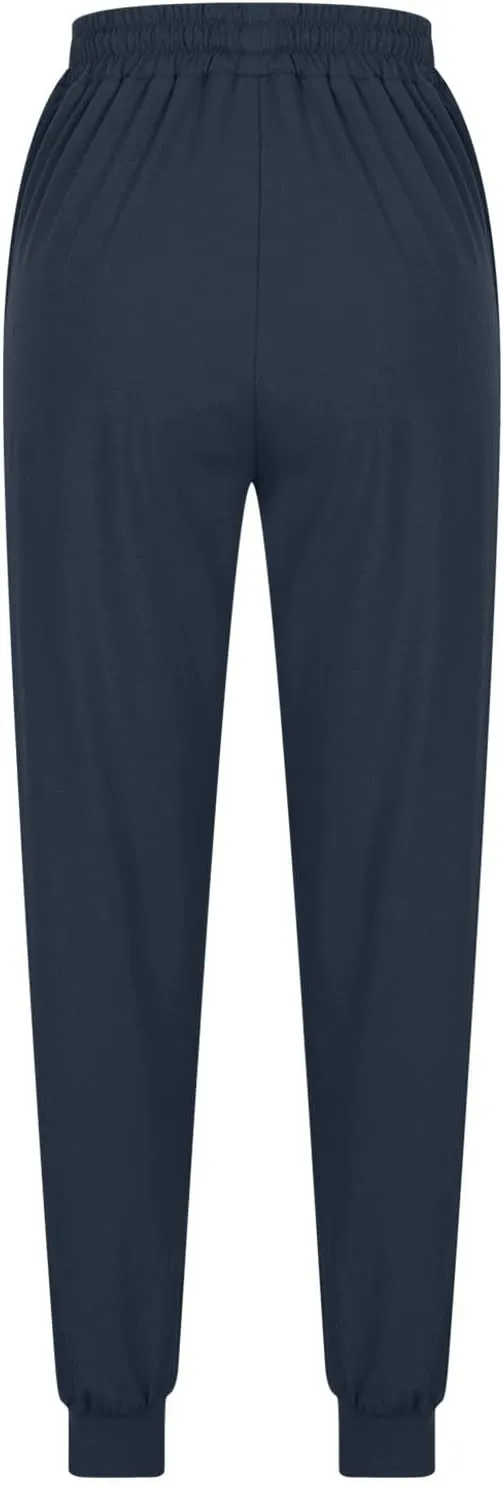 Fleece Lined Joggers Women Winter Lamb Sherpa Lined Sweatpants Plus Size Thermal Trousers Athletic Lounge Pants