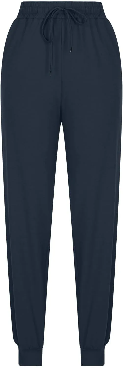 Fleece Lined Joggers Women Winter Lamb Sherpa Lined Sweatpants Plus Size Thermal Trousers Athletic Lounge Pants