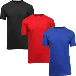 Galaxy by Harvic Mens Crew Neck Undershirts (3-Pack, 6-Pack and 9-Pack)