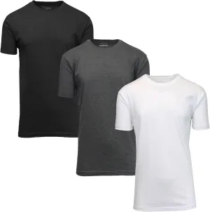 Galaxy by Harvic Mens Crew Neck Undershirts (3-Pack, 6-Pack and 9-Pack)