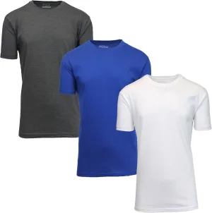Galaxy by Harvic Mens Crew Neck Undershirts (3-Pack, 6-Pack and 9-Pack)