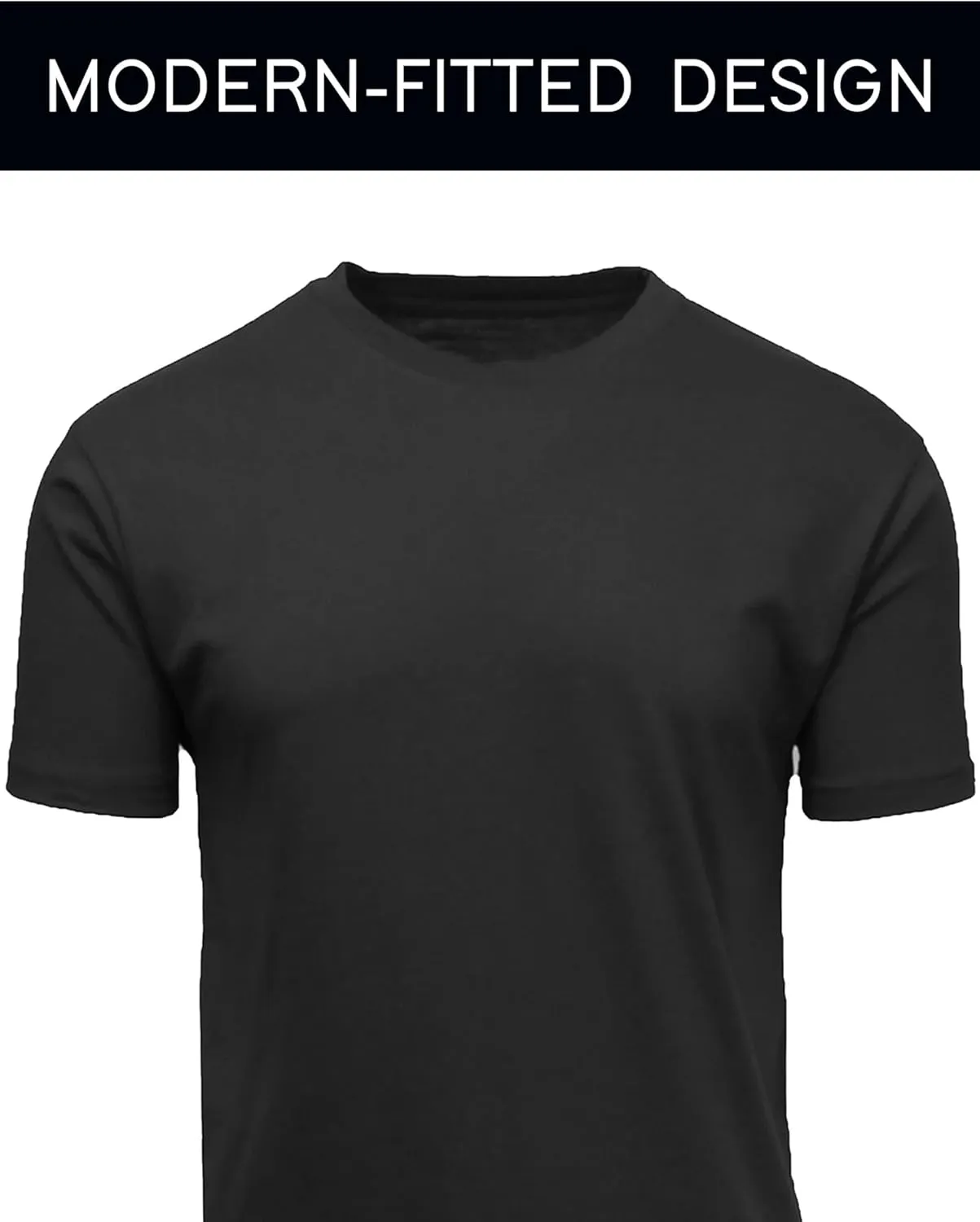 Galaxy by Harvic Mens Crew Neck Undershirts (3-Pack, 6-Pack and 9-Pack)