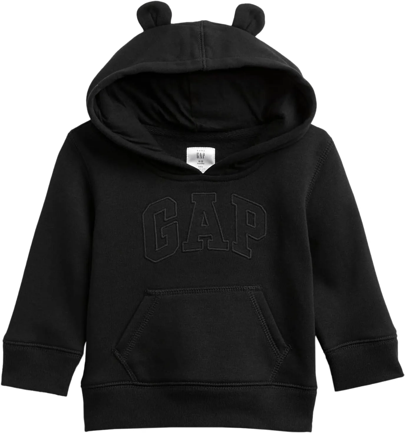 GAP Baby Boys' Playtime Favorites Logo Pullover Hoodie Hooded Sweatshirt