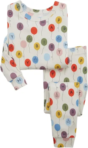 GAP Unisex Baby Toddler Long John Pajama Set