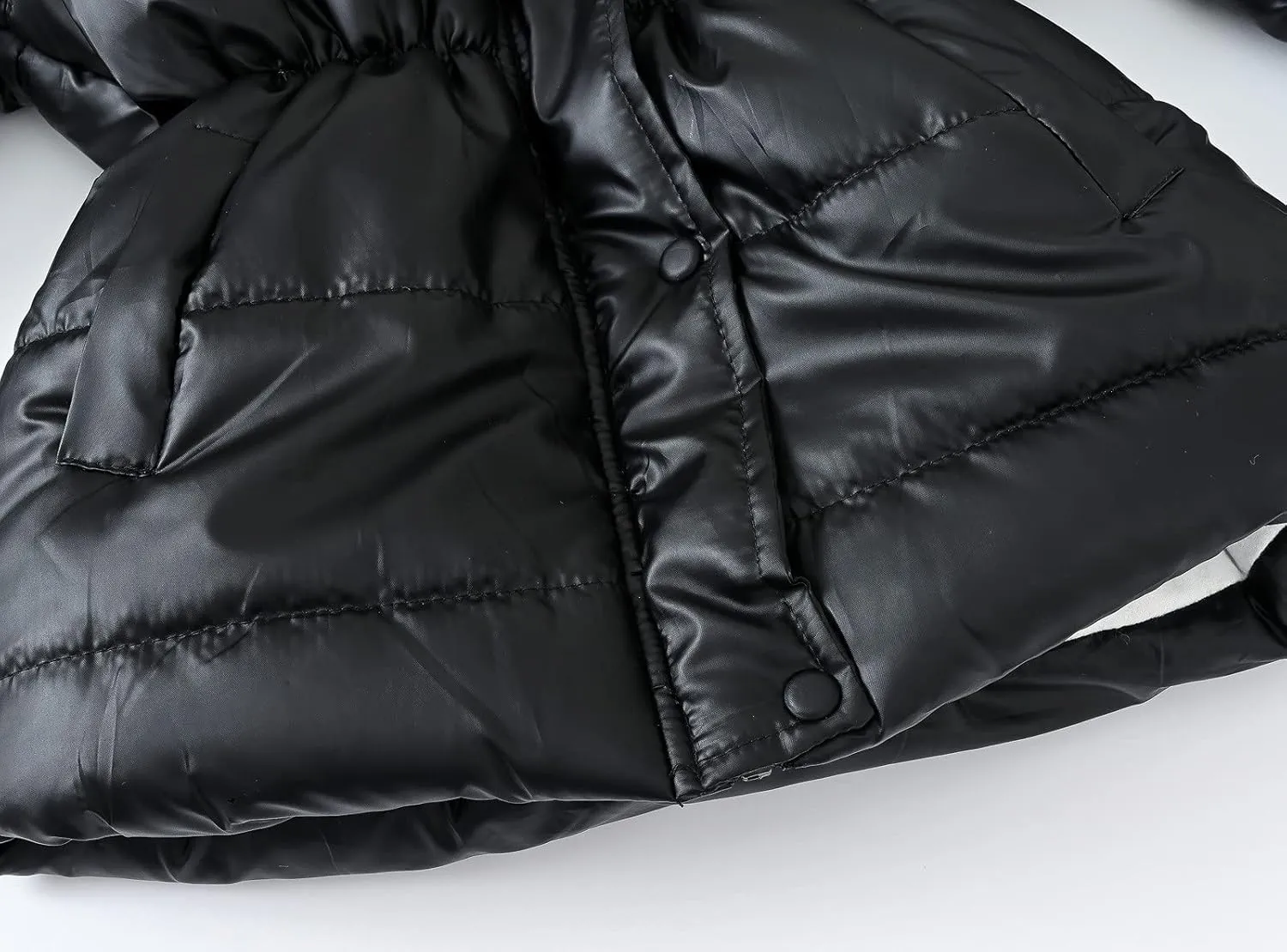 Girls' Winter Coat Water esistant Long Puffer Jacket Insulated Parka with Faux Fu Hood Kids Sherp Kids Clothing