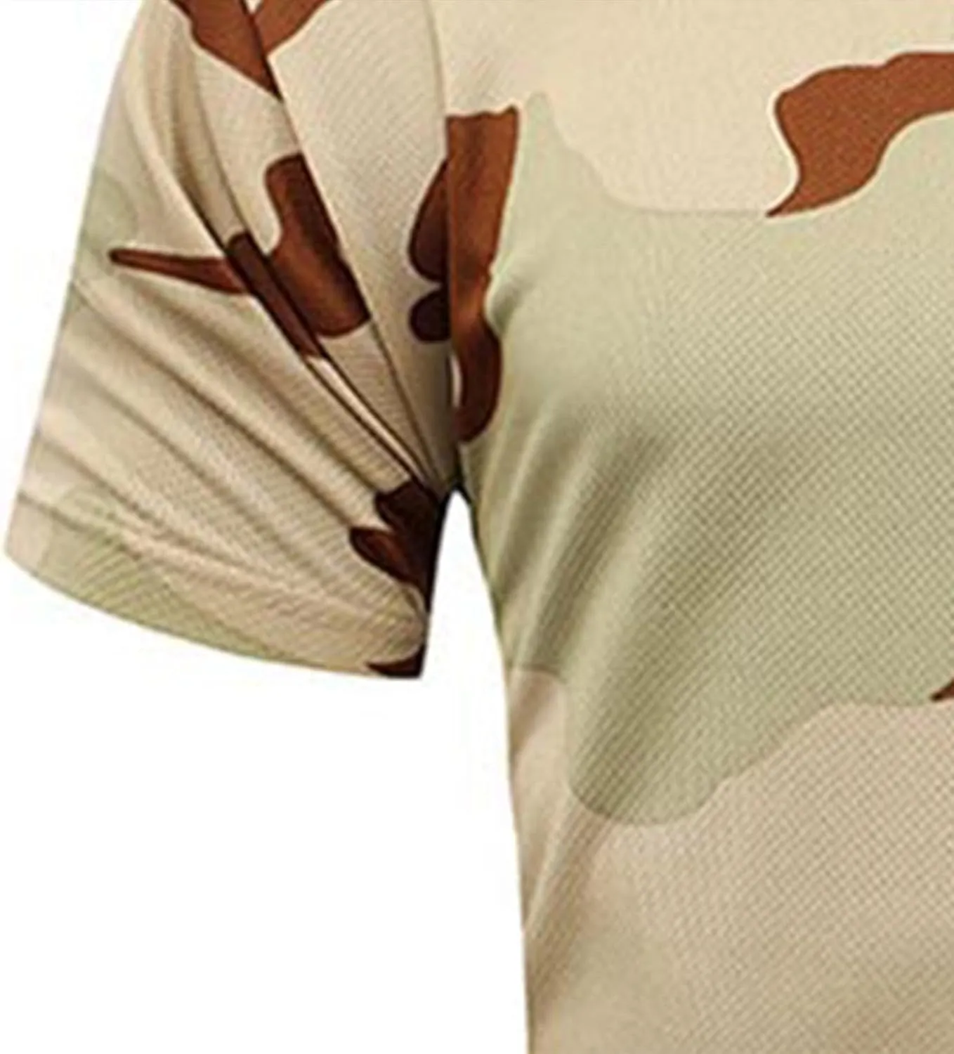 GOKKILRW Men's T Shirts Casual Camo Printed Lightweight Quick Dry Plus Size Crewneck Short Sleeve Military Hunting Tees