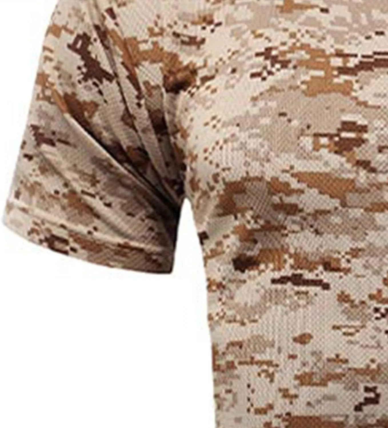 GOKKILRW Men's T Shirts Casual Camo Printed Lightweight Quick Dry Plus Size Crewneck Short Sleeve Military Hunting Tees