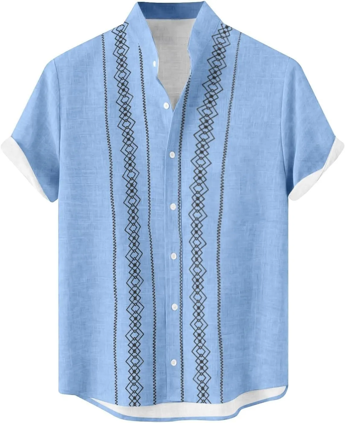 Graphic Shirts for Men Casual Loose Fit Short Sleeve Printed Vintage Big and Tall Summer Beach Tshirts Fashion Shirt