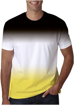 Graphic Tees Men Short Sleeve Soft Cotton Big and Tall Vintage Tshirts Gym Workout Casual Shirts Summer Clothes