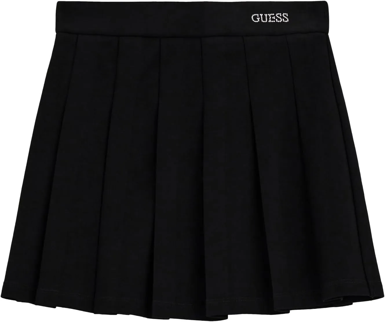 GUESS Girls' Knit Ponte Mini Pleated Skirt