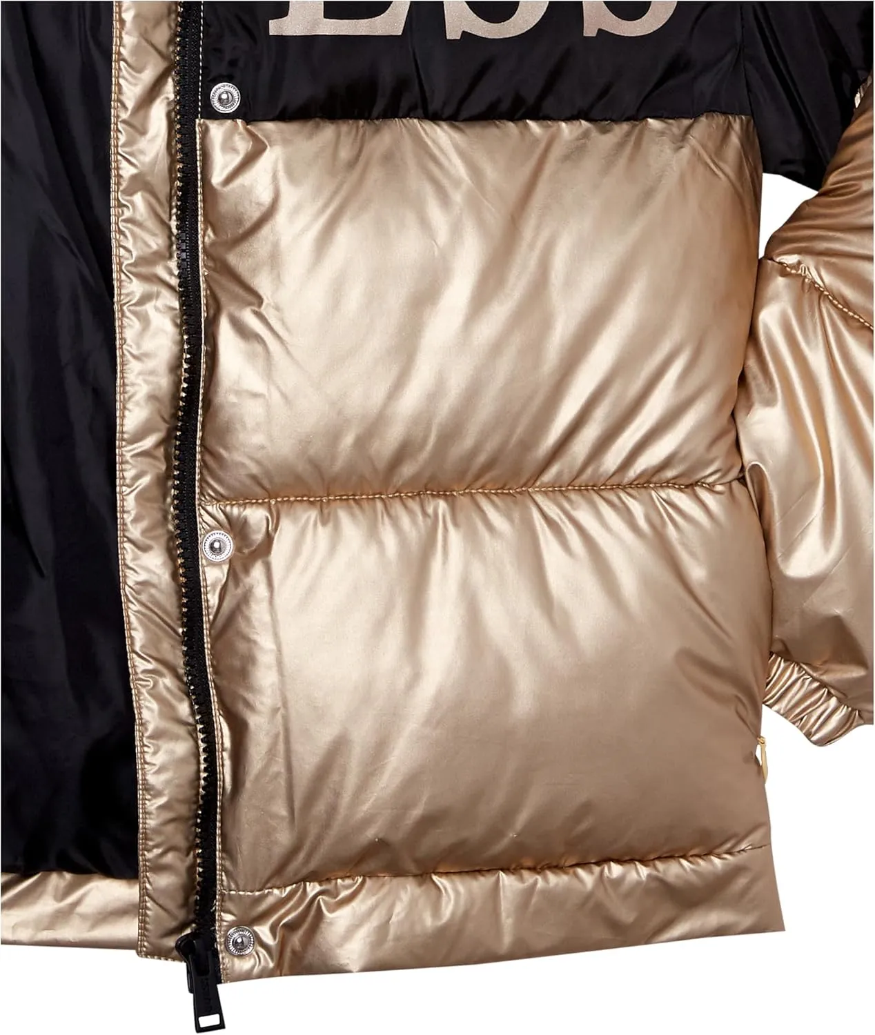 GUESS Girls' Metallic Puffer Jacket