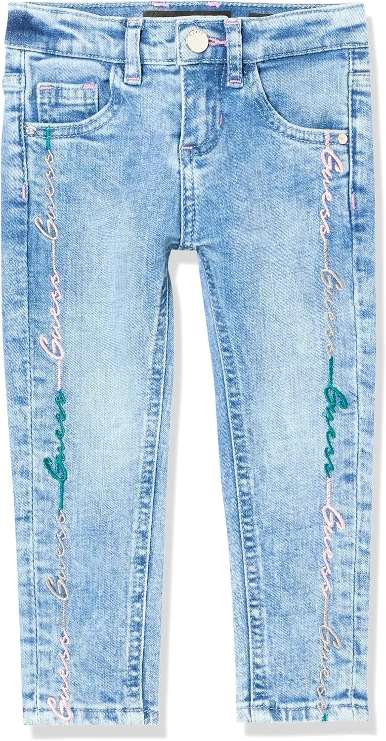 GUESS Girls' Stretch Denim Skinny Jeans