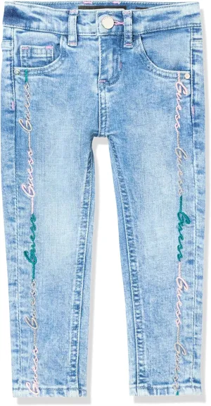 GUESS Girls' Stretch Denim Skinny Jeans