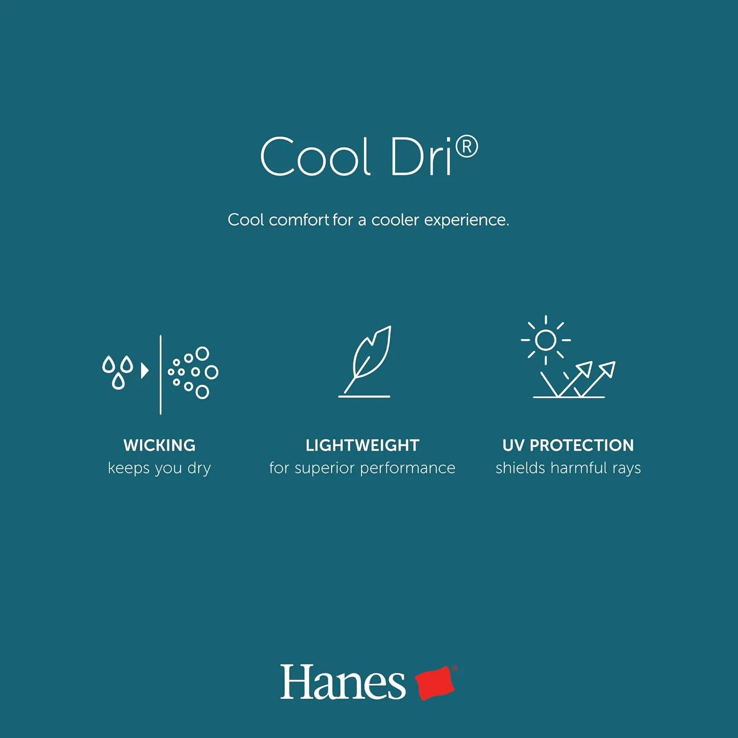 Hanes Women's Cooldri Short Sleeve Performance V-Neck T-Shirt (1 Pack)