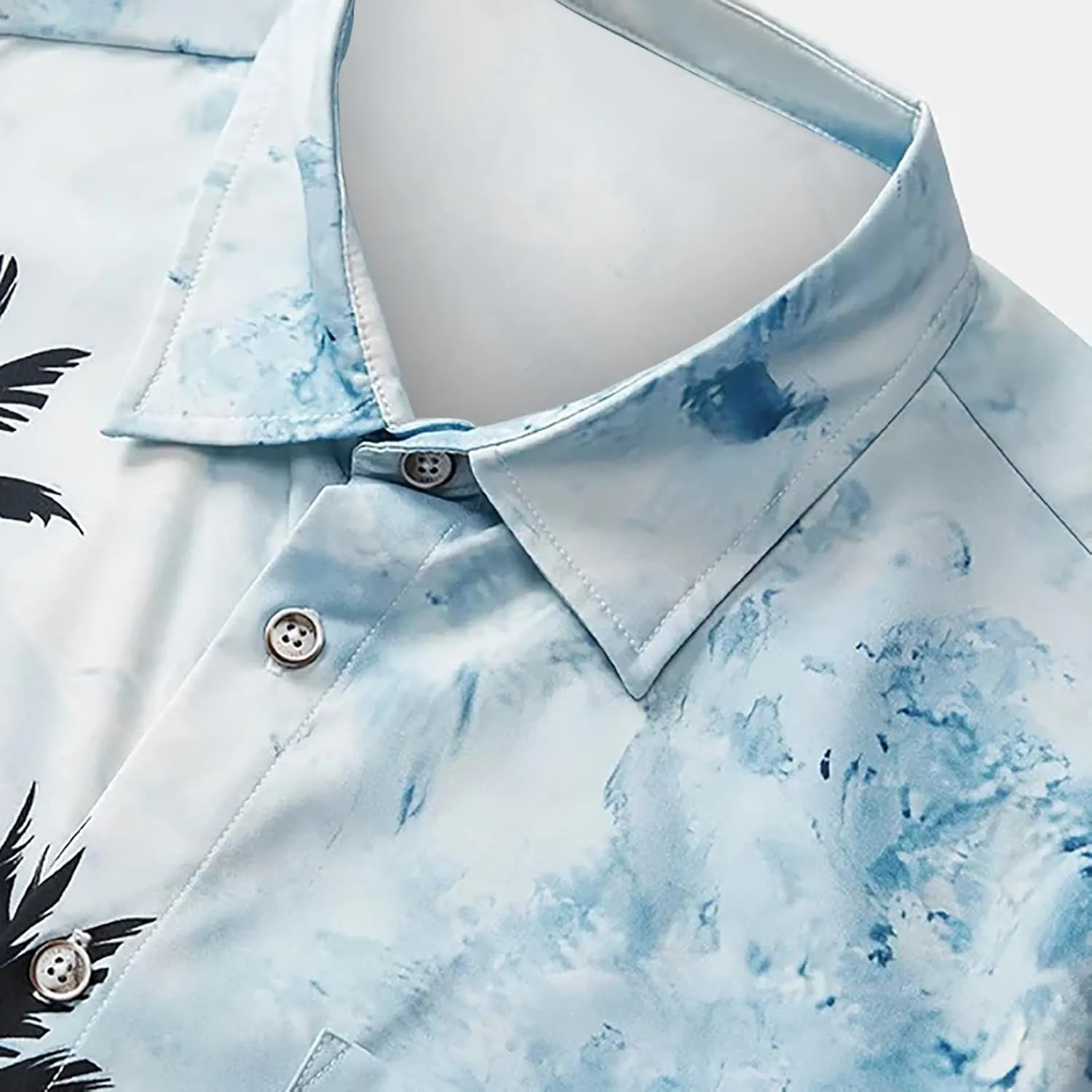Hawaiian Shirt for Men Button Down Short Sleeve Beach Tropical Casual Big and Tall Shirts Cuban Printed Summer Tshirts
