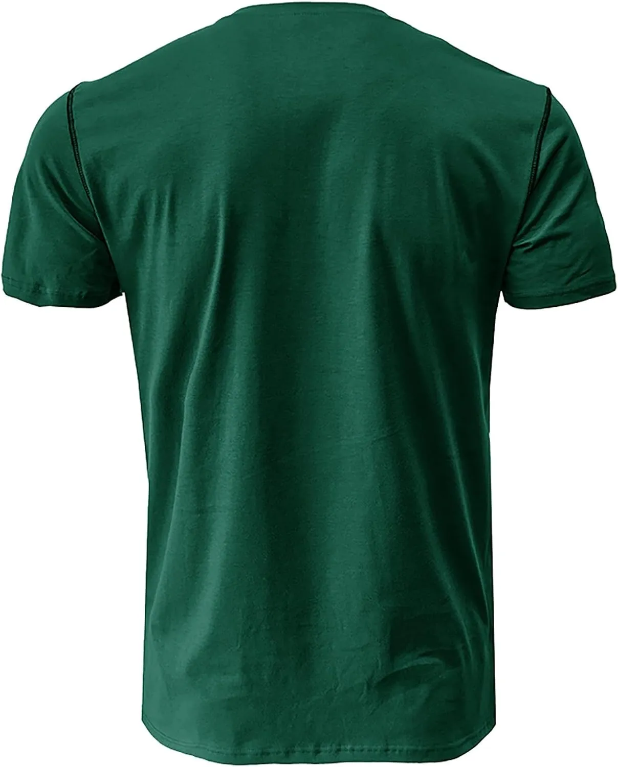 Henley Shirts for Men Big and Tall Summer Fashion V-Neck Pocket Loose Fit T-Shirts Casual Beach Holiday Vacation Tshirts