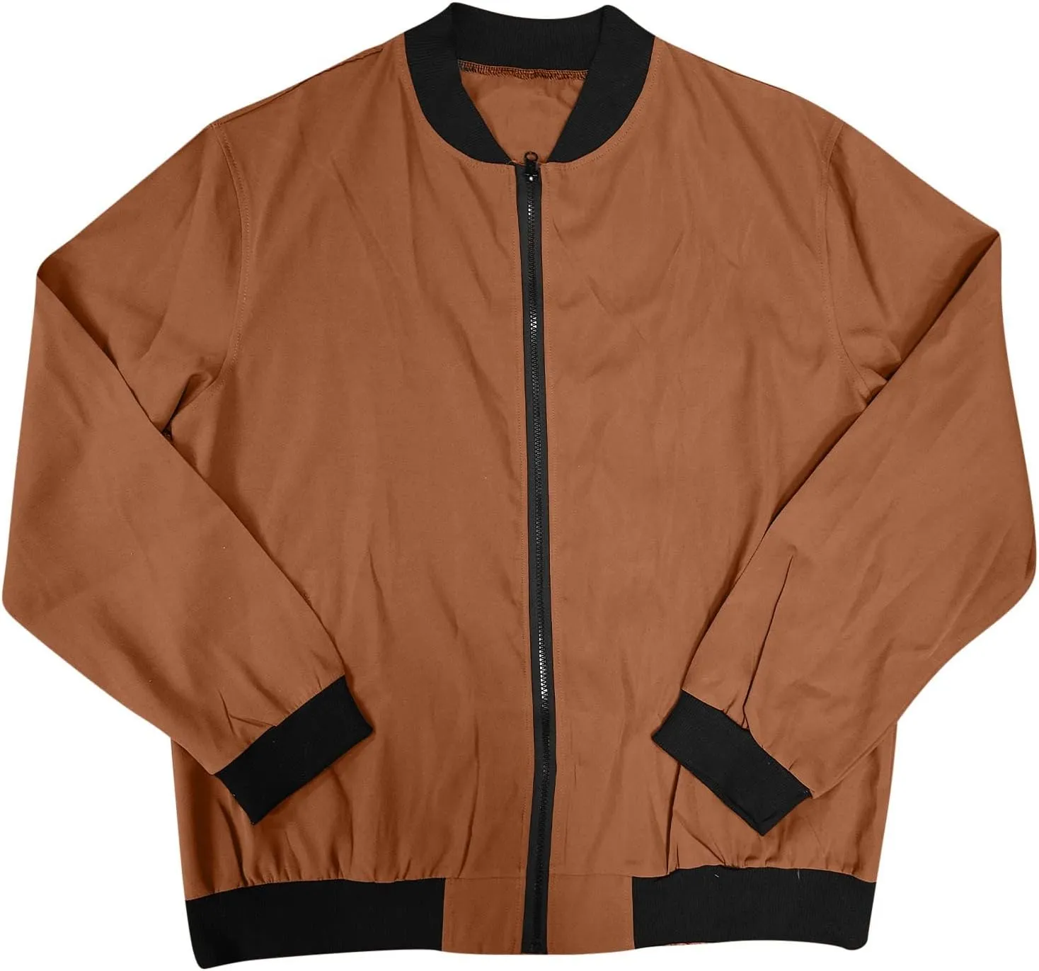 Jackets for Men Men Bomber Jacket Casual Zip Up Lightweight Varsity Slim Fit Windbreaker Softshell Fall Jackets Coat