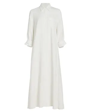Jenny Coated Linen Maxi Dress