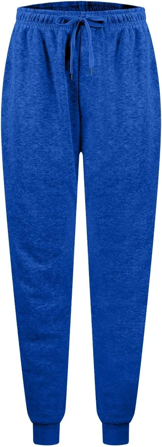 Joggers for Women Casual Fleece Baggy Sweatpants Jogger Pants with Pockets Drawstring Cinch Bottom Sweatpants