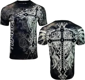 Konflic Graphic tees for Men | MMA Style Crew Neck T-Shirts Half Sleeve Classic | Men's t-Shirts Casual Cotton