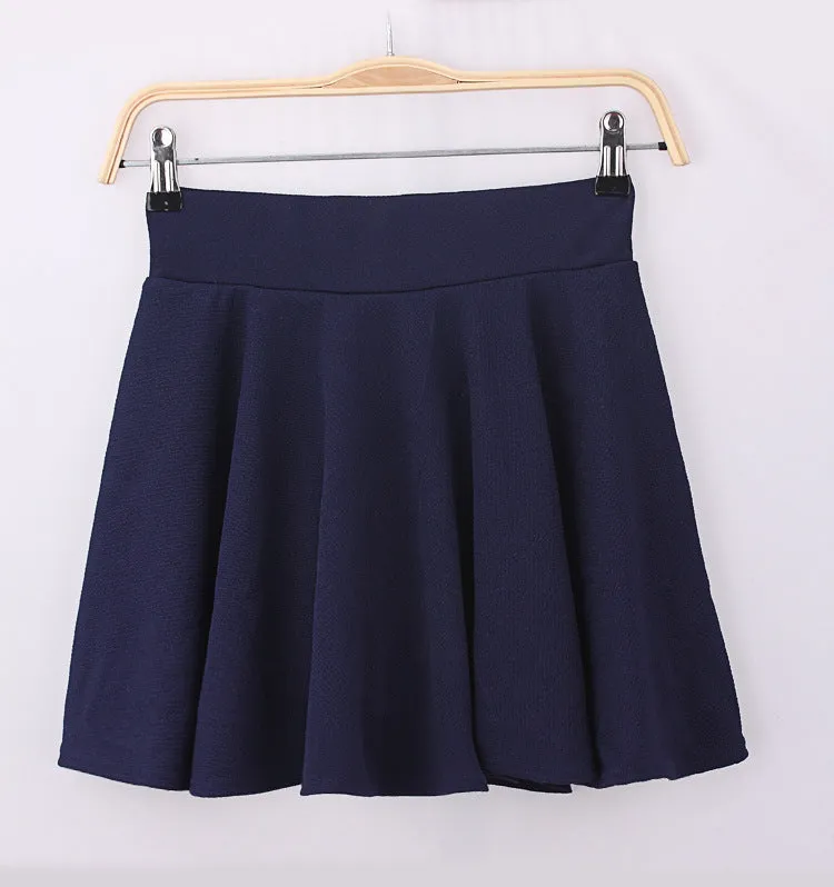 Korean A-Line Anti-Exposed High Waist Four Seasons Pleated skirt
