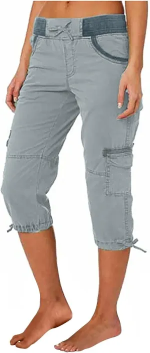 Linen Pants for Women Hight Jeans Stretch Length Waisted Slim Women Women's Jeans Women's Capri Pants High Waist