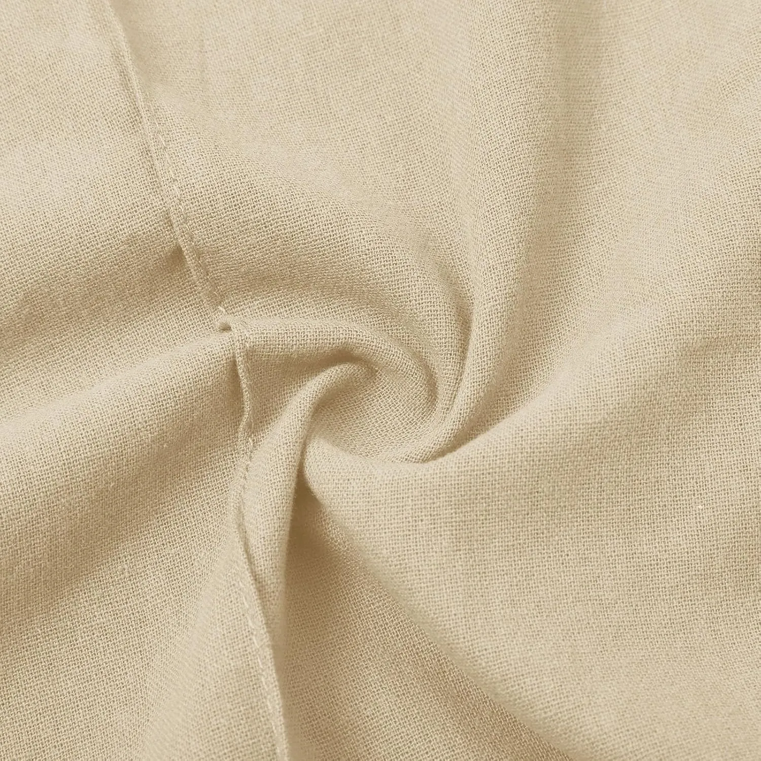 Linen Pants Women 2024 Casual Palazzo Drawstring Elastic Waist Straight Wide Leg Pant Solid Long Trousers with Pocket