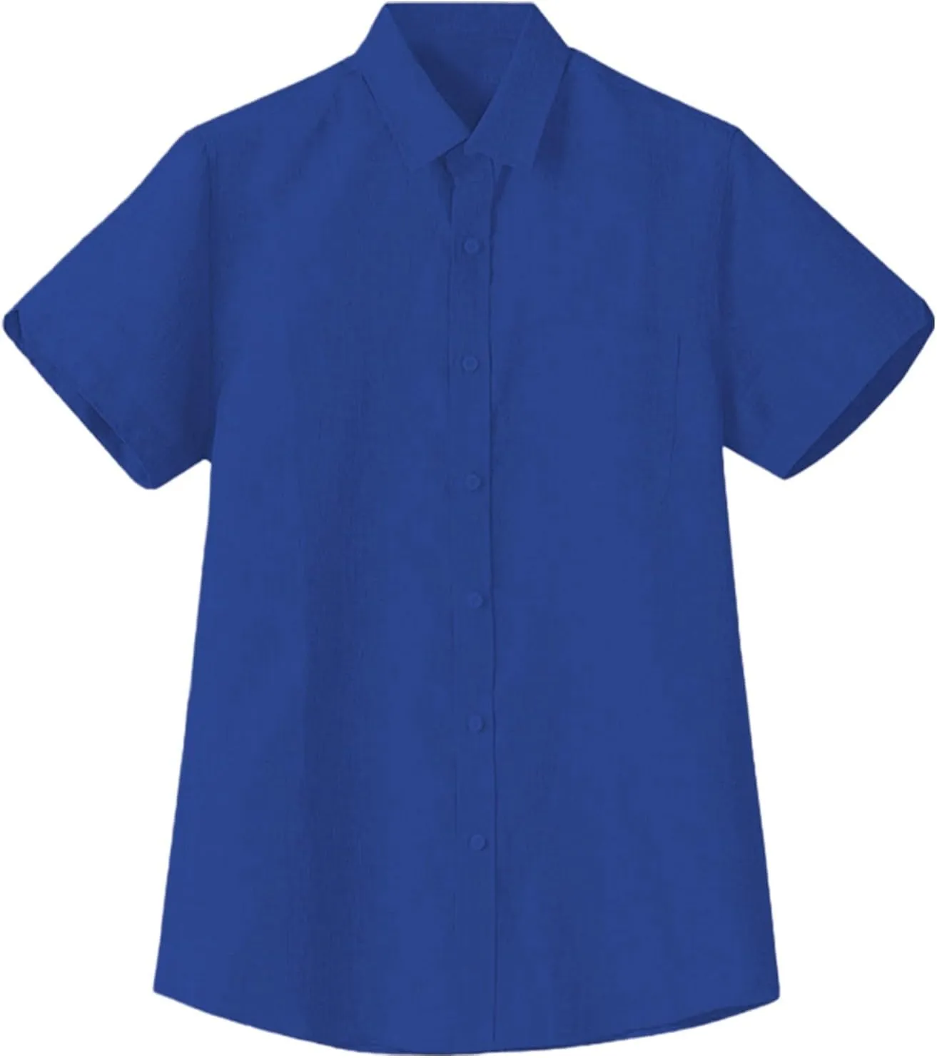 Linen Shirts for Men Button Down Short Sleeve Big and Tall Hawaiian Summer Casual T Shirt Beach Guayabera Cuban Shirts