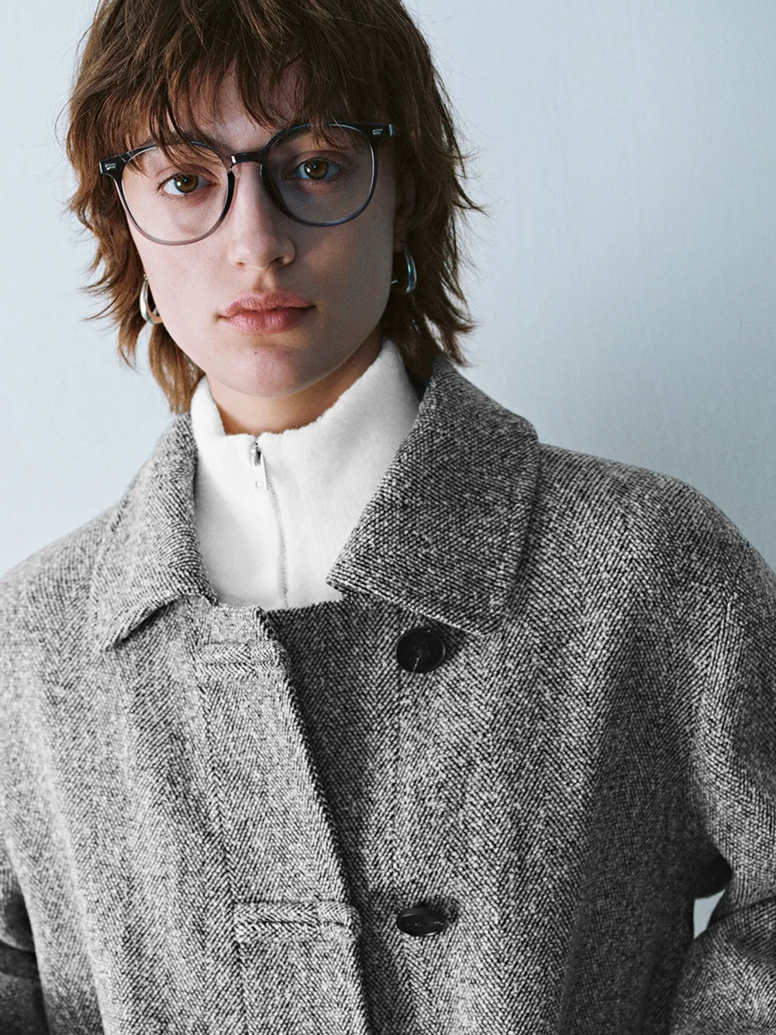Loose Single Breasted Maxi Coats