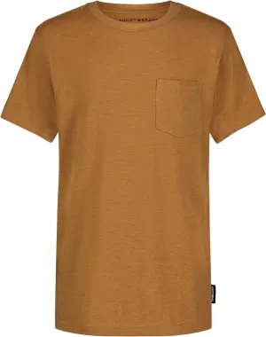 Lucky Brand Boys' Short Sleeve Slub Pocket Crew Neck T-Shirt, Soft, Comfortable, Relaxed Fit