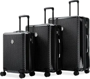 Luggage Sets 3 Piece Hardshell Suitcases with Wheels, Lightweight Expandable Travel Luggage with TSA Lock, Carry-on, Checked Luggage(20inch 24inch 28inch)
