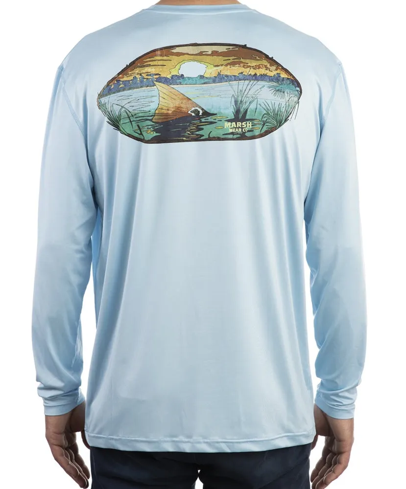 Marshwear - Sunset Marsh Perfomance L/S Tee