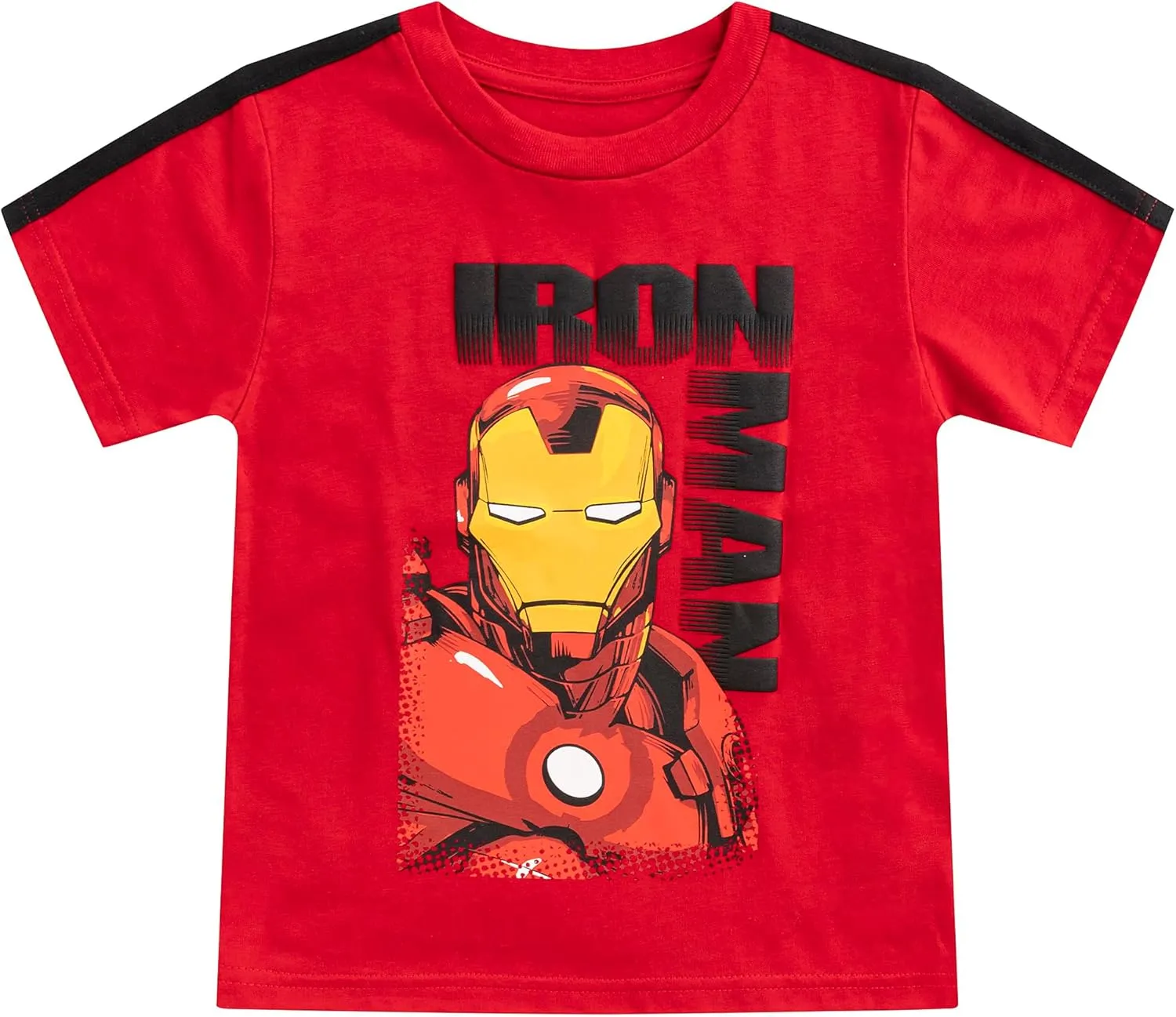 Marvel Little Avengers Boy's 4-Pack Superhero Short Sleeve Tee Shirt Set
