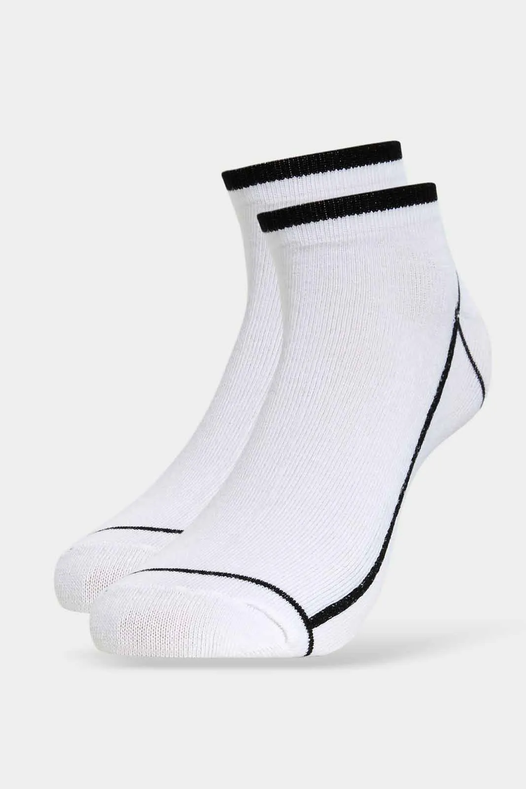 Men Assorted Striped Ankle Socks (Pack of 10)
