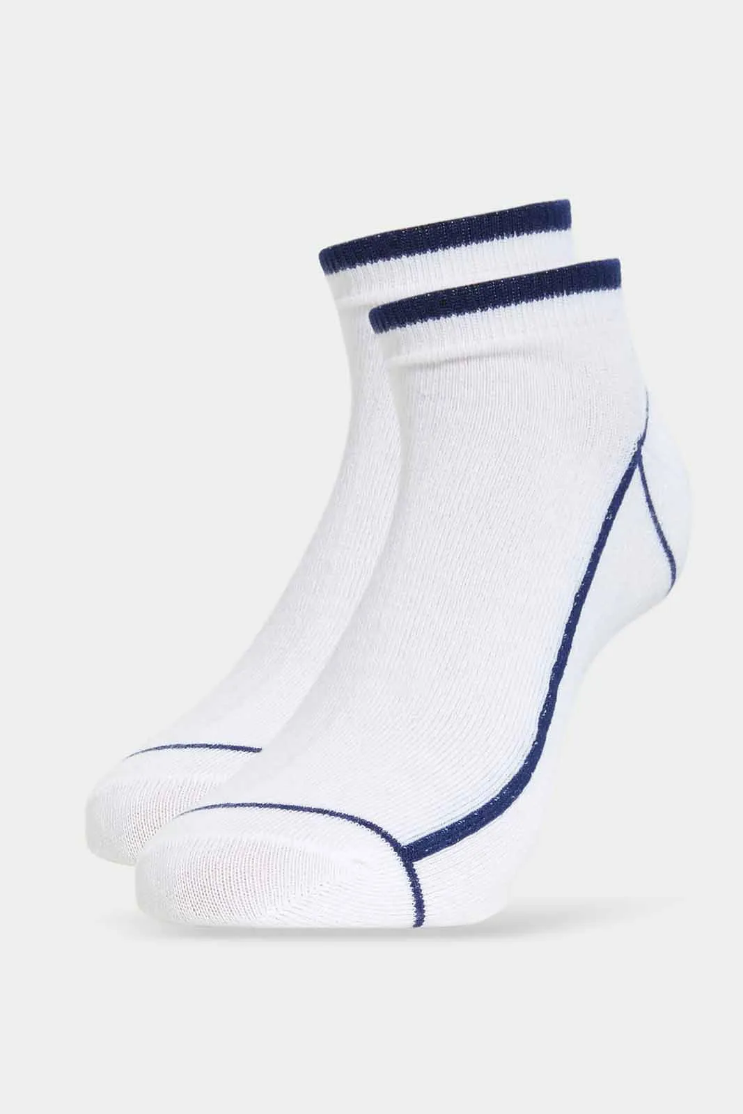 Men Assorted Striped Ankle Socks (Pack of 10)