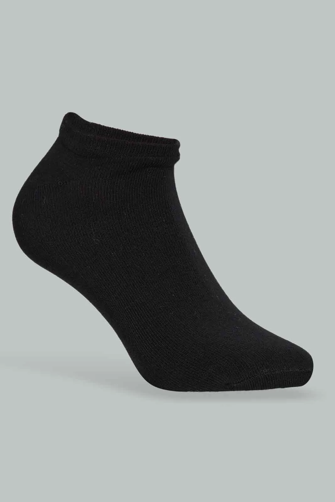 Men Black Ankle Socks (Pack of 3)