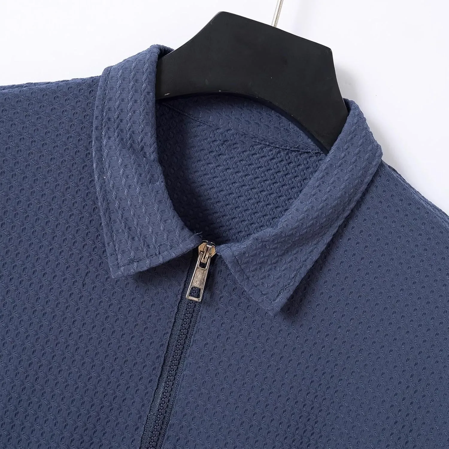 Men Polo Shirts Short Sleeve,Collared Dress Shirt Slim Fit Formal Breathable Trendy Lightweight for Workout Casual Golf Shirt